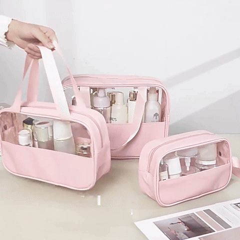 Trousse de Toilette | Set 3 pcs Voyage Compact Tailles Assorties