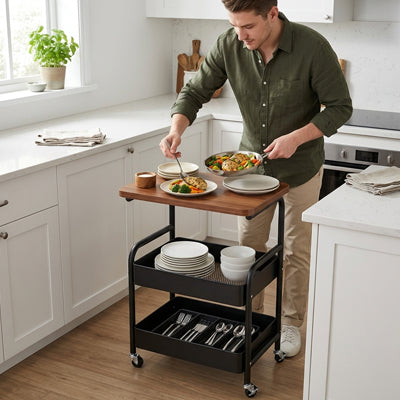 desserte roulettes cuisine animation gif utilisation