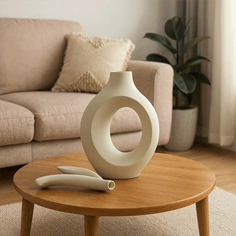 vase élégance florale animation intérieur MinimalisteLab