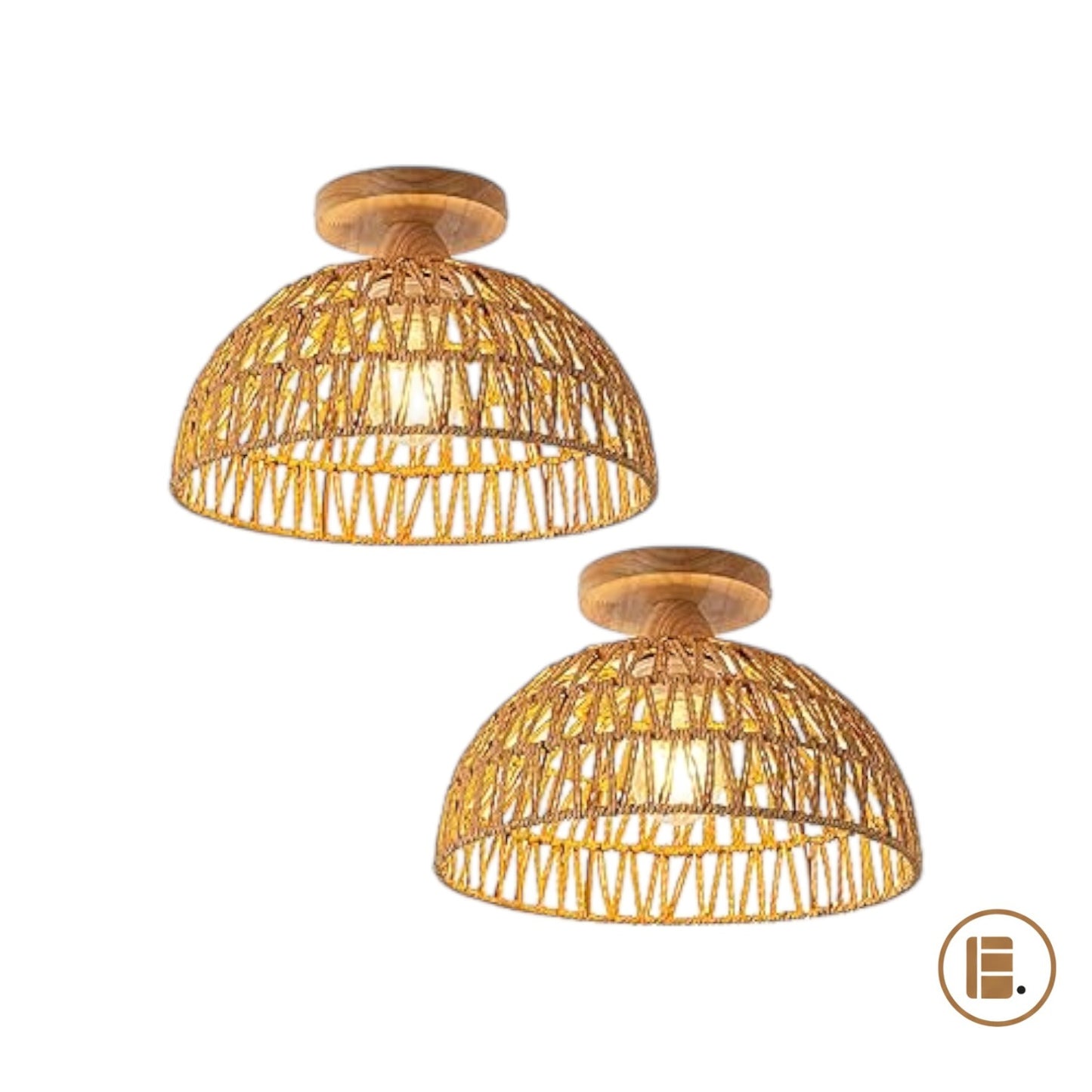 Suspension luminaire | Bohème Rotin