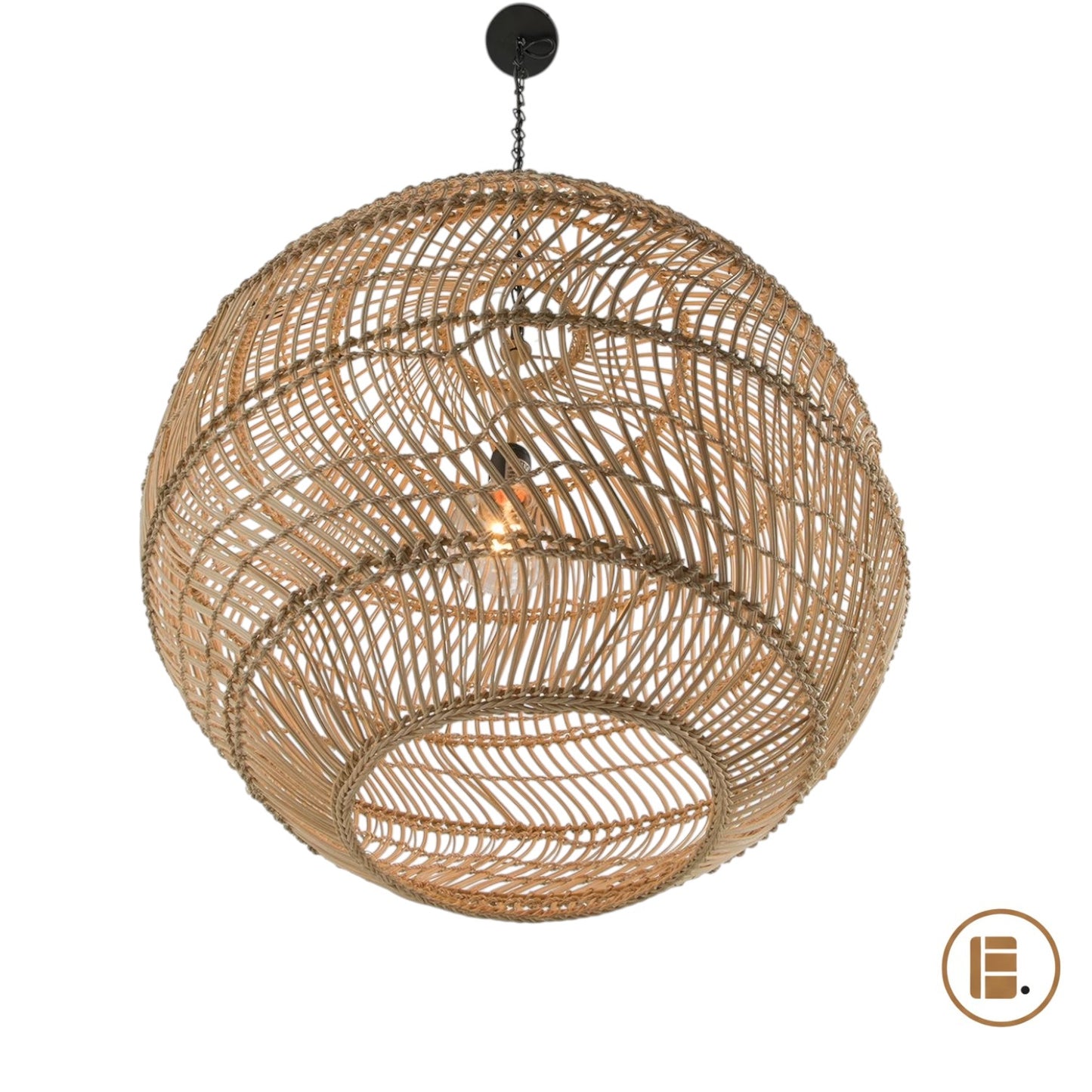 Suspension luminaire | Rotin Artisanal