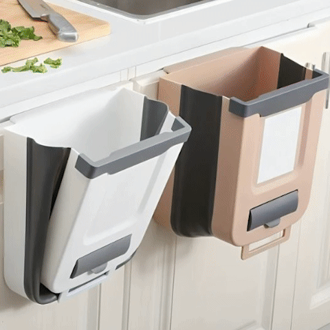 poubelle sous évier gain de place animation MinimalisteLab