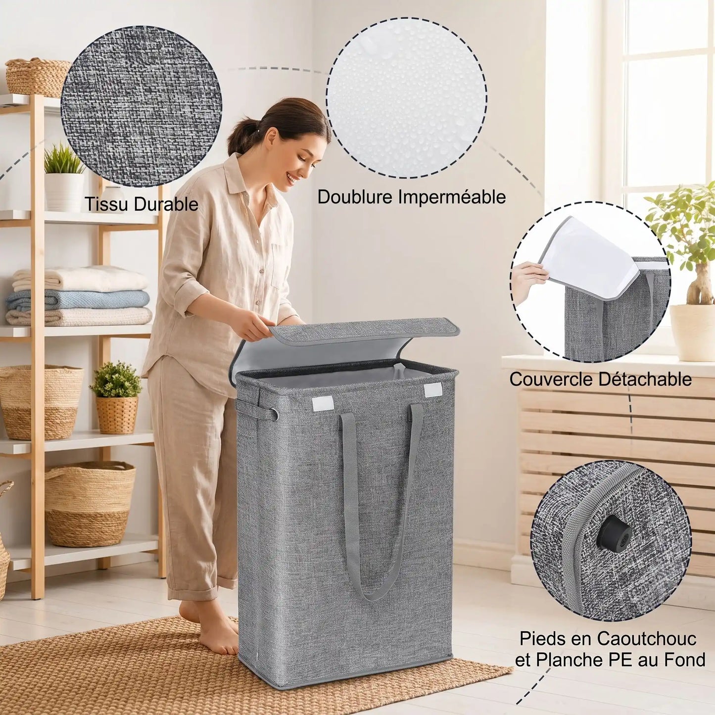 panier Ă linge sale design pratique buanderie MinimalisteLab