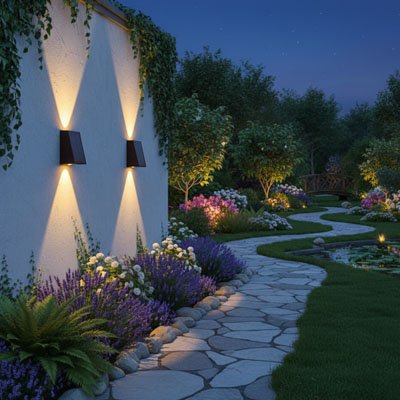 Applique murale solaire exterieur