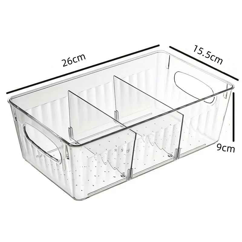 rangement frigo intelligent transparent séparateurs MinimalisteLab