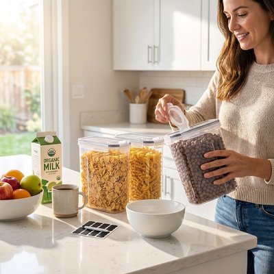 Boite Conservation Alimentaire Hermétique – Vue 3 - Minimaliste Lab