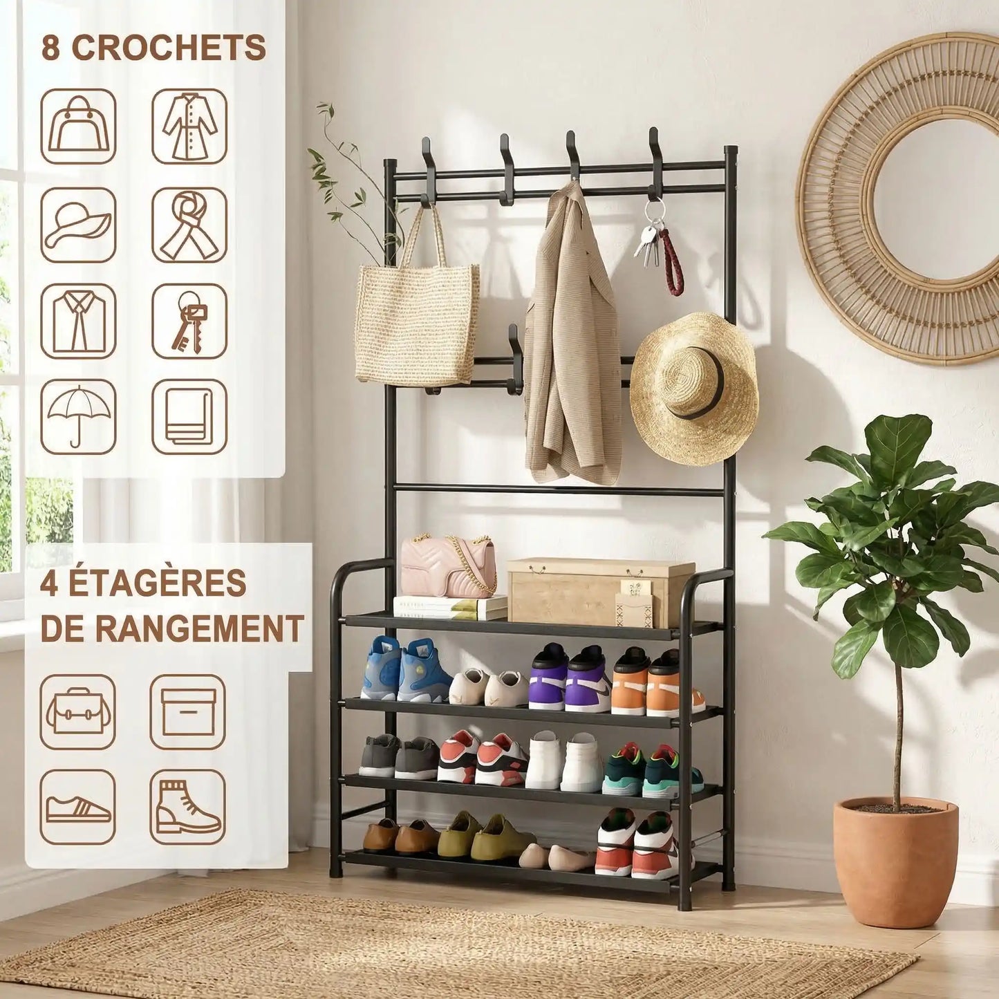 details structure portant entree acier carbone