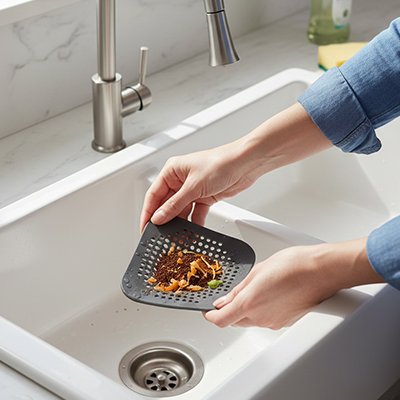 Filtre evier | ProtectCanalisation Sans Bouchon - Minimaliste Lab