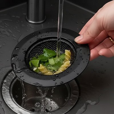 Filtre évier | Anti-Odeurs Sans Bouchon Cuisine - Minimaliste Lab