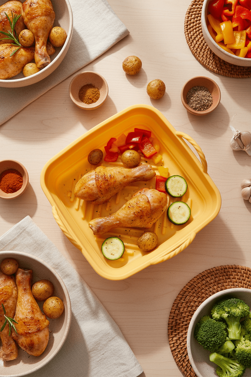 Moule Silicone Air Fryer | Antiadhésif Express - Minimaliste Lab