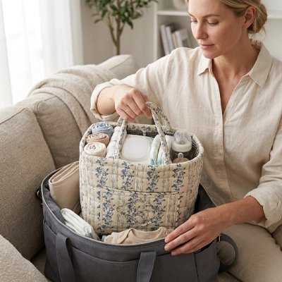 Panier rangement bébé