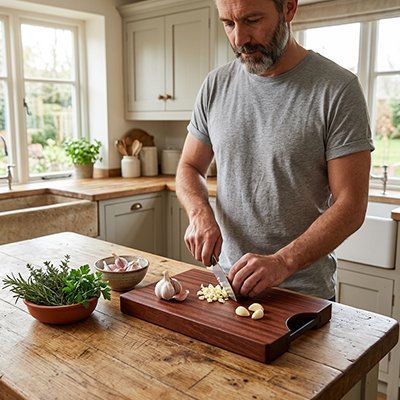 Planche decouper | Bois Massif Naturel Cuisine - Minimaliste Lab