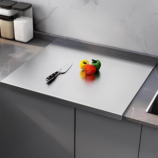 Planche à découper | Inox Massif Cuisine Pro - Minimaliste Lab