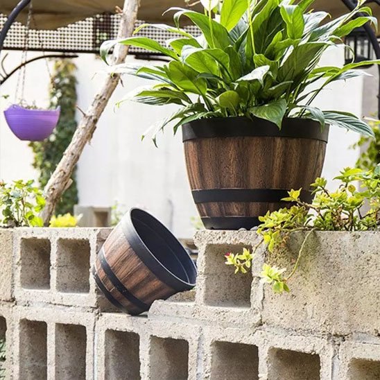 Pots de fleurs