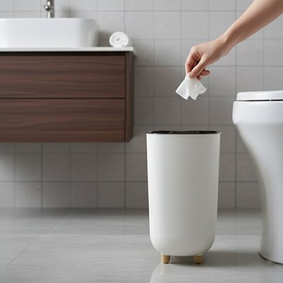 Poubelle wc