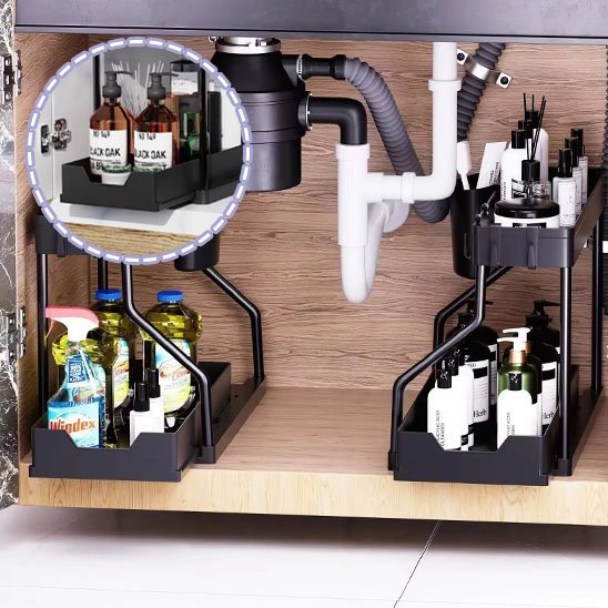 Rangement Sous Évier Modulable – Vue 5 - Minimaliste Lab