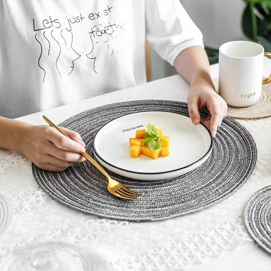 Set de table | Élégance Antidérapant Cuisine - Minimaliste Lab