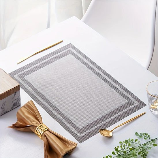 Set de table | Élégant Antidérapant Lavable - Minimaliste Lab