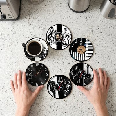 Sous verres | Élégants Protection Table Lot - Minimaliste Lab