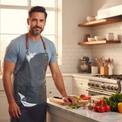 Tablier de cuisine | Résistant Stylé Imperméable - Minimaliste Lab