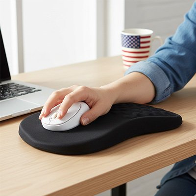 Tapis de souris ergonomique
