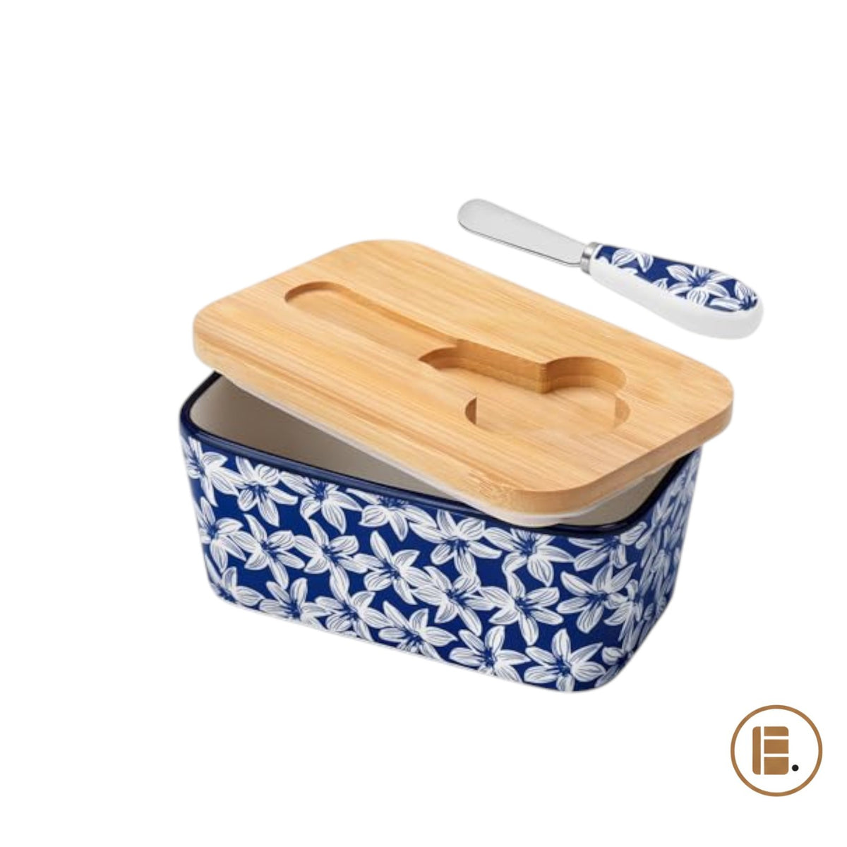 Beurrier | Céramique Bleue - Minimaliste Lab