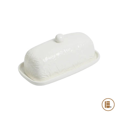 beurrier porcelaine élégant vue face MinimalisteLab
