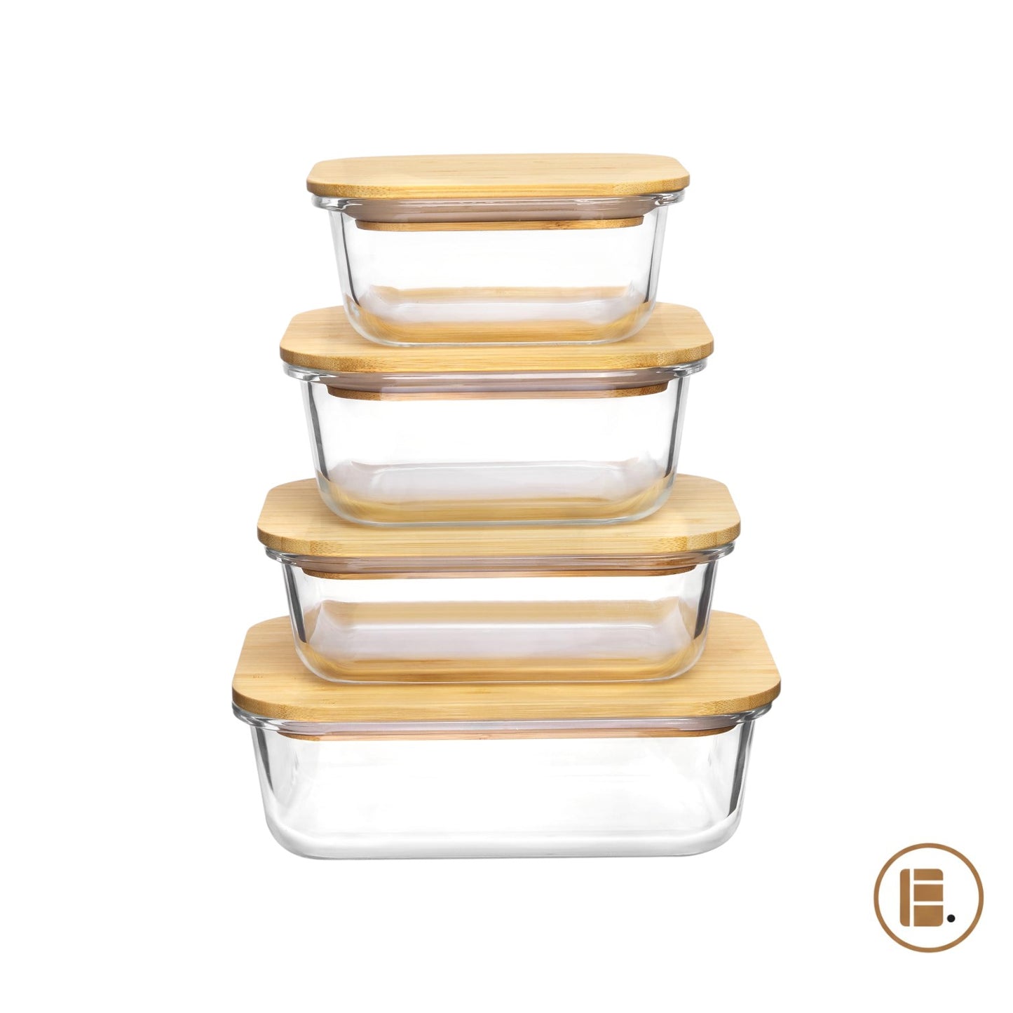 Boite de conservation alimentaire | Verre Bambou