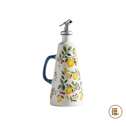 Bouteille pour huile | Citron Céramique