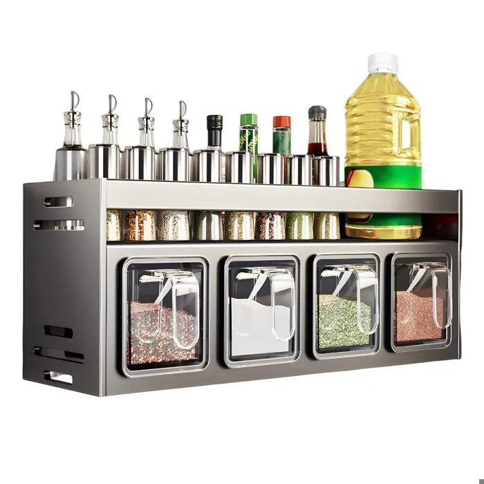 étagère épices gain de place cuisine MinimalisteLab