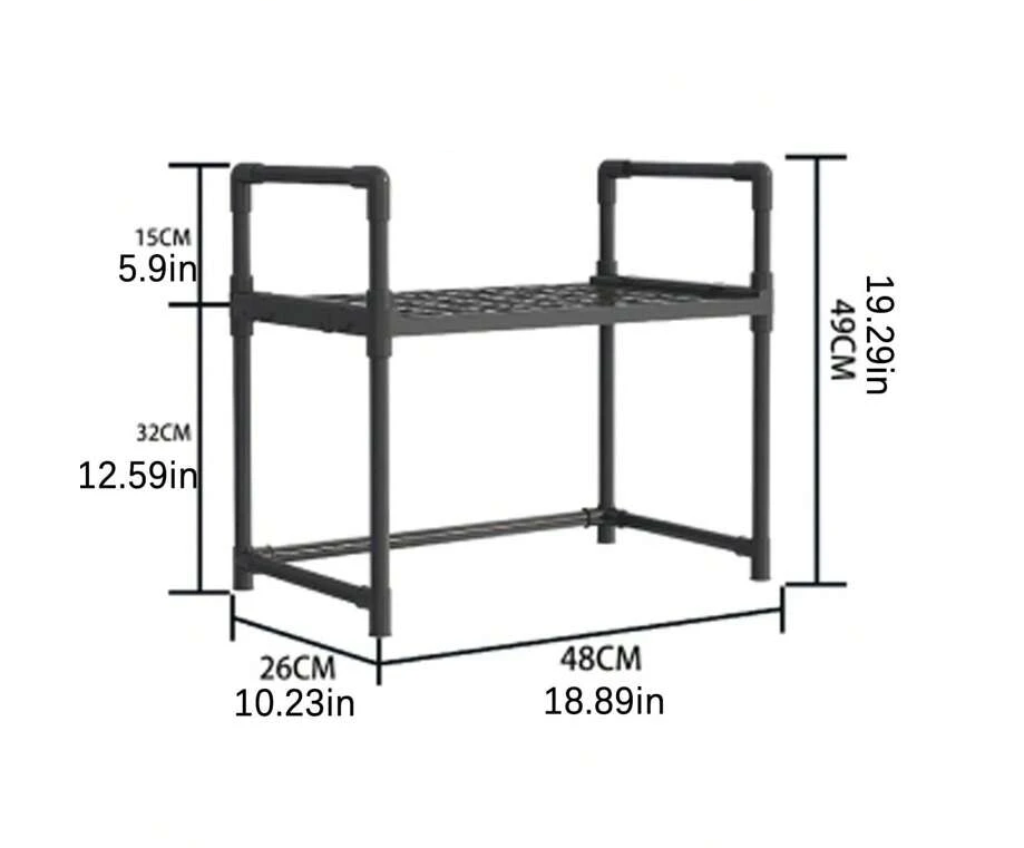 étagère épices organisée dimensions MinimalisteLab