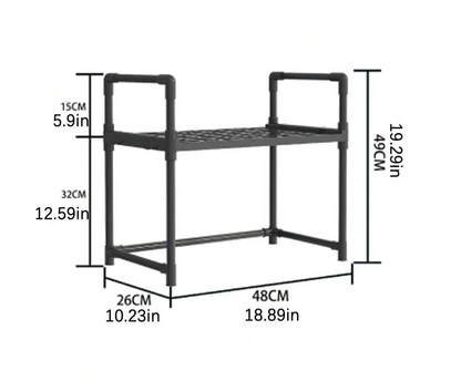 étagère épices organisée dimensions MinimalisteLab