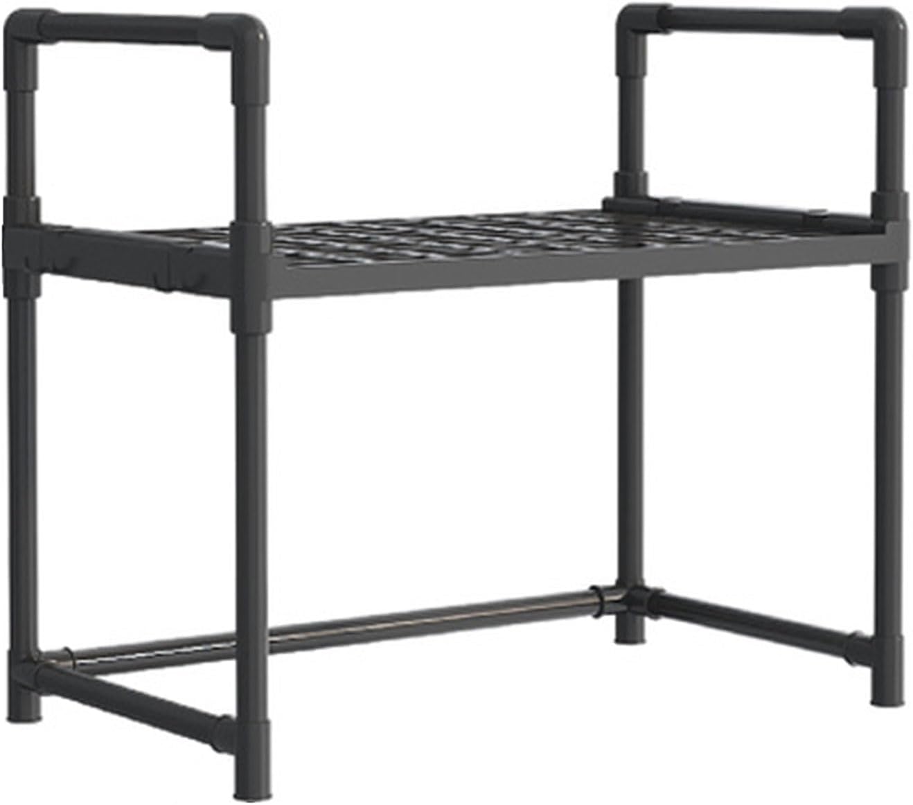 étagère épices organisée noir cuisine MinimalisteLab