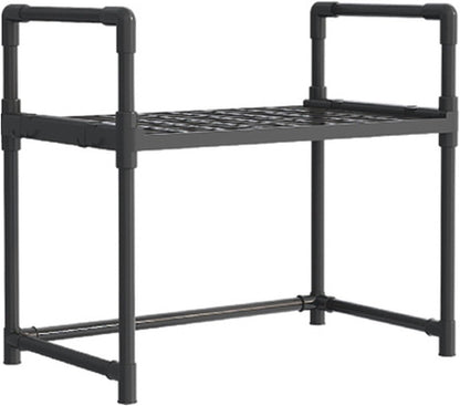 étagère épices organisée noir cuisine MinimalisteLab