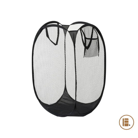 panier à linge sale design pratique tissu buanderie MinimalisteLab