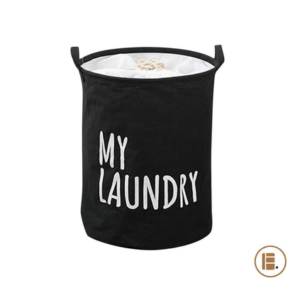 panier à linge pratique et design tissu buanderie MinimalisteLab