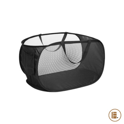panier à linge design pratique tissu buanderie MinimalisteLab