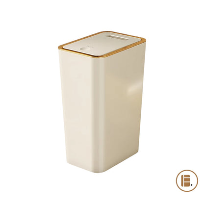 poubelle cuisine design ergonomique beige principale MinimalisteLab