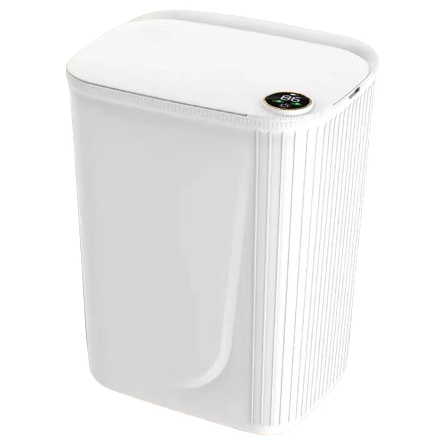poubelle automatique sans contact blanc MinimalisteLab