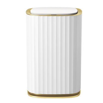 poubelle automatique silencieuse sans contact vue produit MinimalisteLab