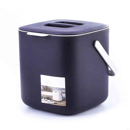 poubelle cuisine design pratique bleu marine MinimalisteLab
