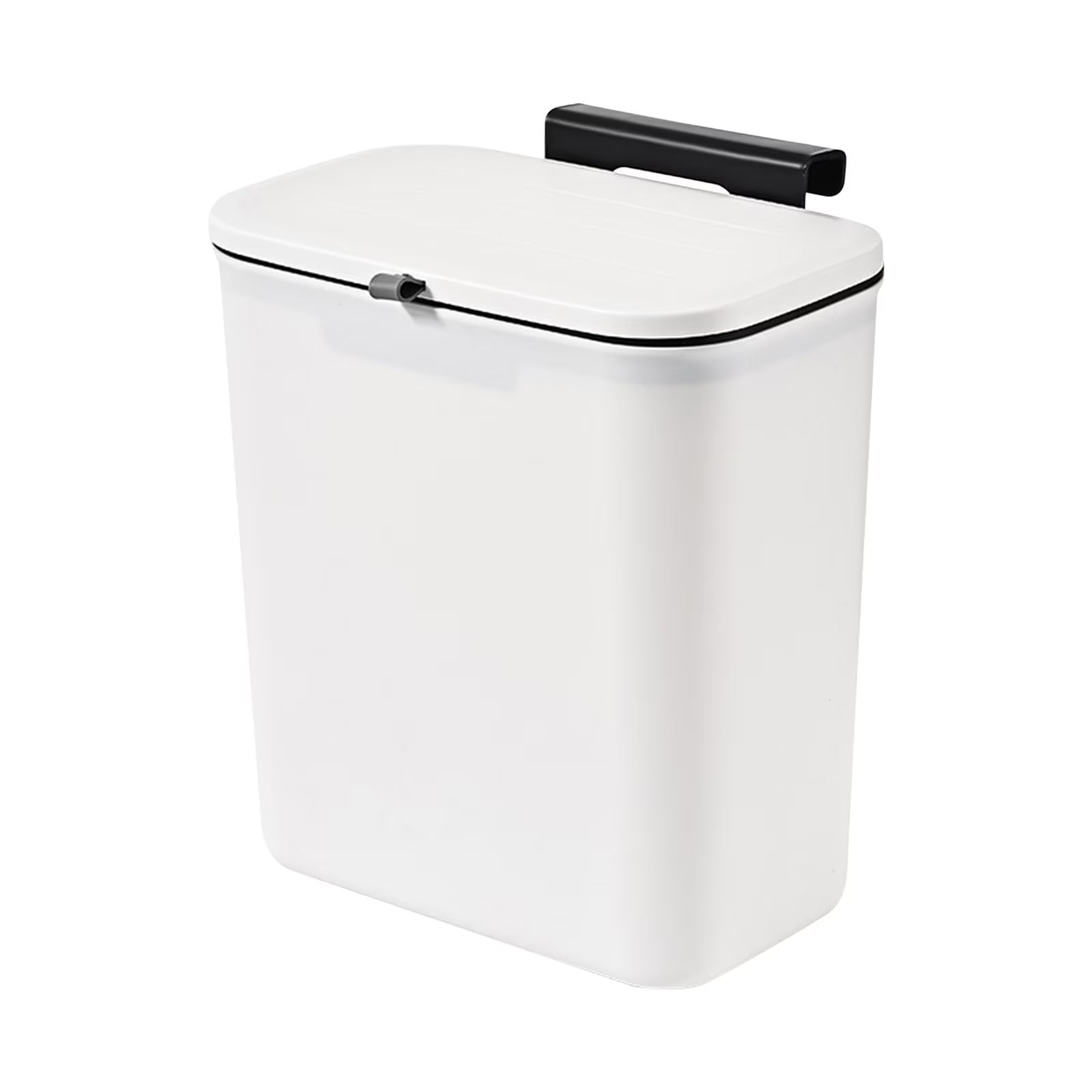 poubelle murale design gain de place blanc MinimalisteLab