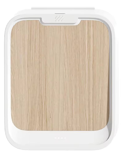 poubelle murale bois clair MinimalisteLab