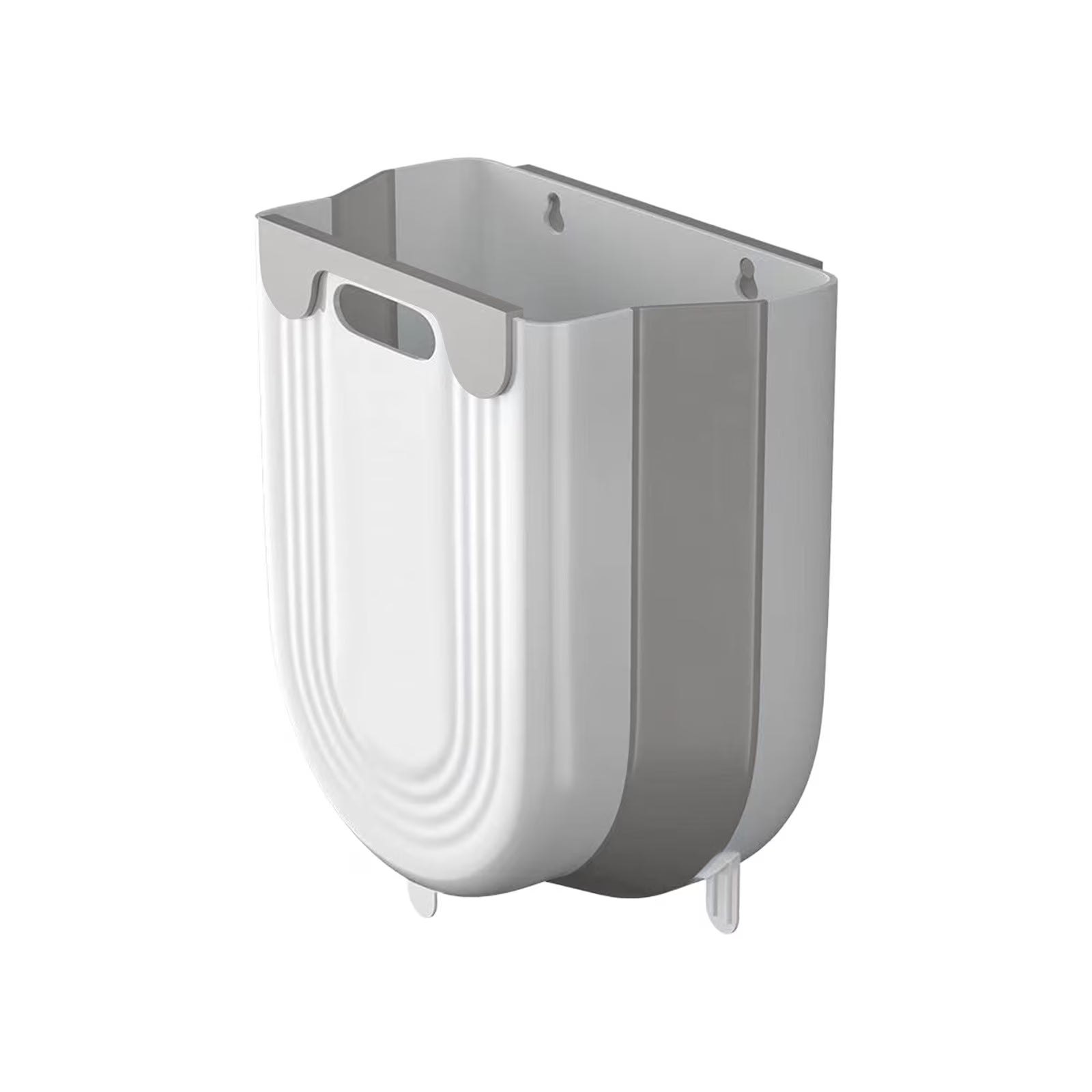 poubelle murale gain de place gris MinimalisteLab