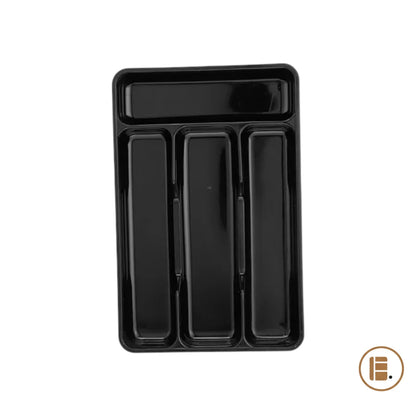 range couvert pratique organiseur noir cuisine MinimalisteLab