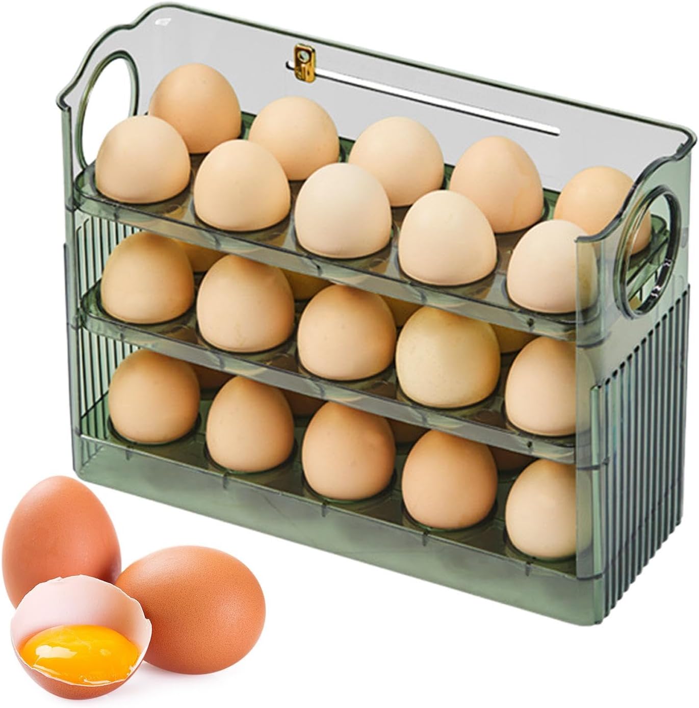 boite à oeufs pratique résistante vert frigo MinimalisteLab