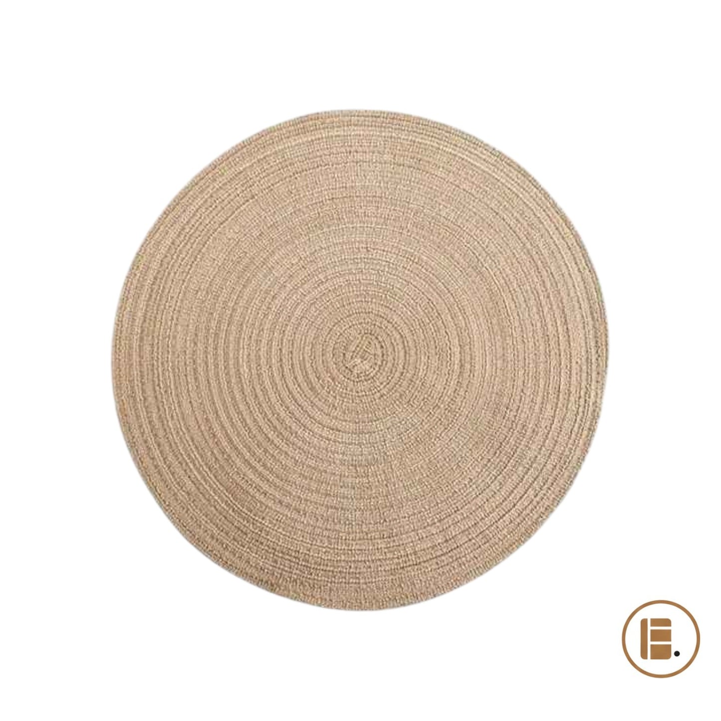 set de table rond élégance beige MinimalisteLab