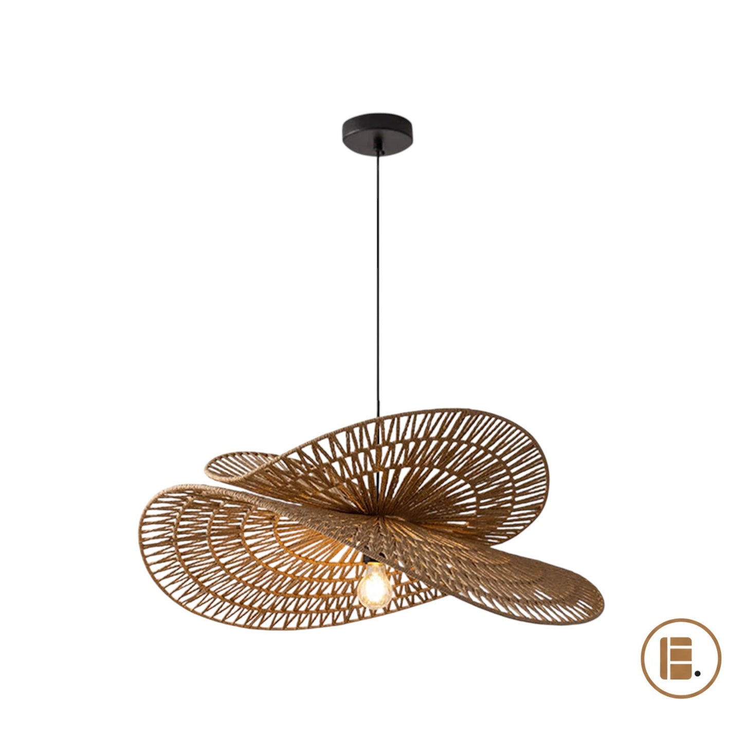 Suspension luminaire | Bohème Chanvre