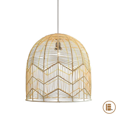 Suspension luminaire | Rotin Tressé