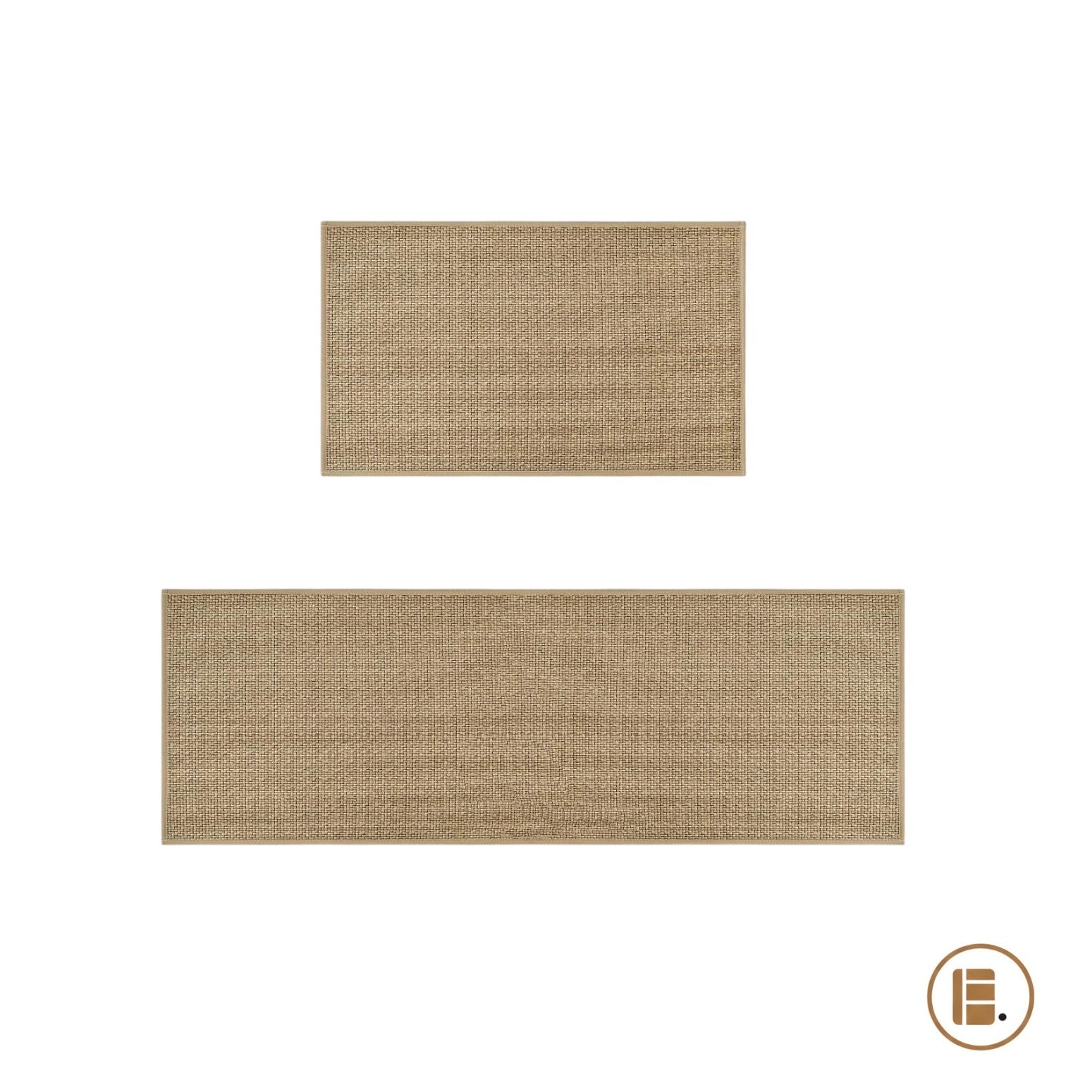 tapis cuisine antidérapant lavable 2 pièces principal MinimalisteLab